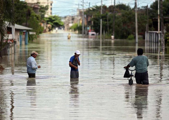 Inundaciones en la provincia de Manabí