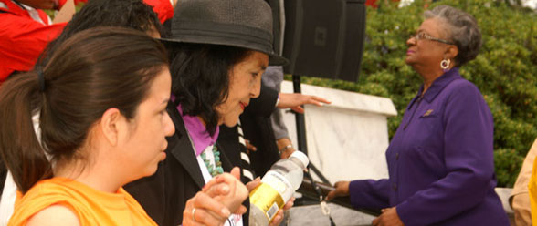 Dolores Huertas, líder de los derechos de los campesinos